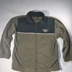 Vintage 90s Yellowston Fleece Jacket Sz S Full Zip Tipsy Made in USA Embroidered